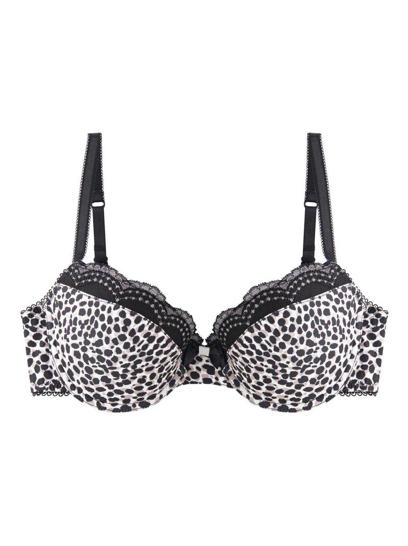 Soutien-gorge ampliforme coque moulée LIBERTE - Pomm'Poire Noir - Kiabi