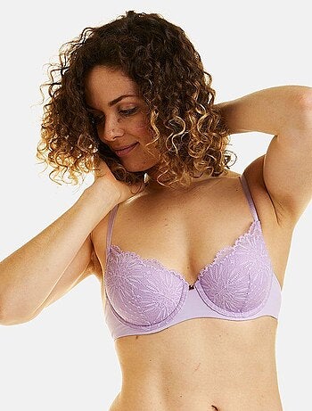 Soutien-gorge ampliforme coque moulée LILAS - Camille Cerf & Pomm'Poire