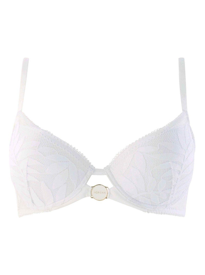 Soutien-gorge ampliforme coque moulée LINA - Morgan Lingerie Blanc - Kiabi