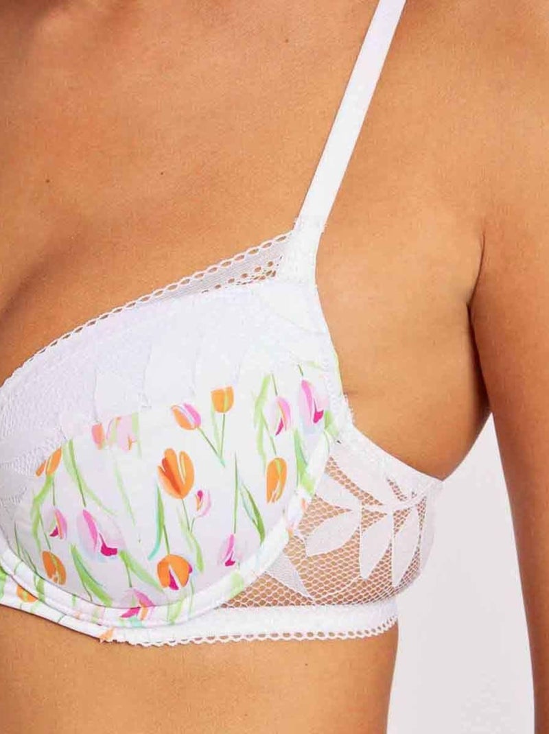 Soutien-gorge ampliforme coque moulée LINA - Morgan Lingerie Multicolore - Kiabi