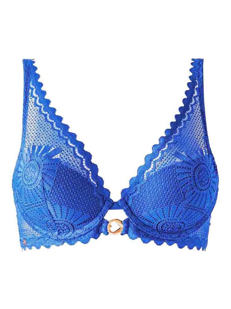 Soutien-gorge ampliforme coque moulée LISON - Morgan Lingerie Bleu - Kiabi