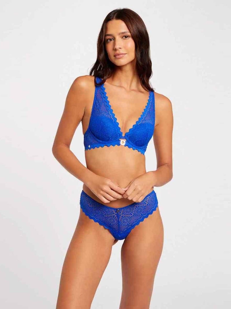 Soutien-gorge ampliforme coque moulée LISON - Morgan Lingerie Bleu - Kiabi