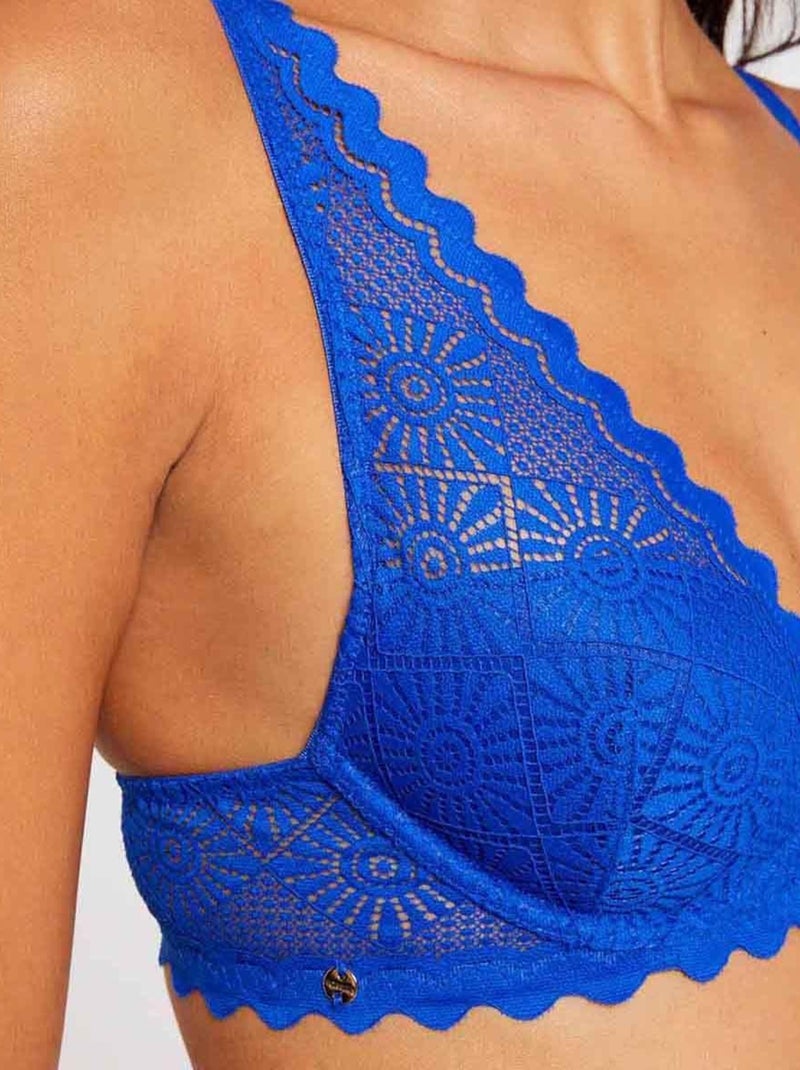 Soutien-gorge ampliforme coque moulée LISON - Morgan Lingerie Bleu - Kiabi