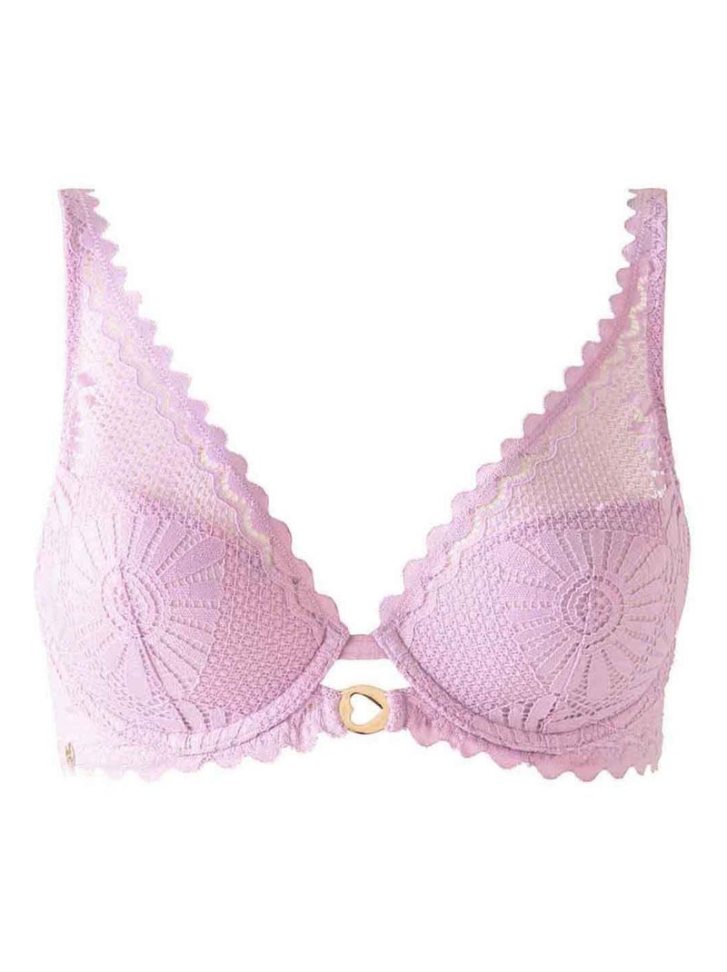 Soutien-gorge ampliforme coque moulée LISON - Morgan Lingerie Violet - Kiabi