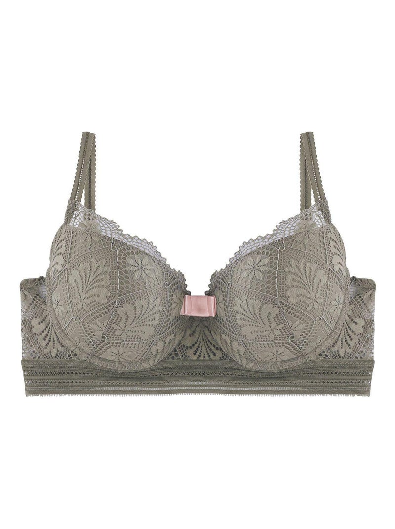 Soutien-gorge ampliforme coque moulée LOVE POWER - Pomm'Poire Gris - Kiabi
