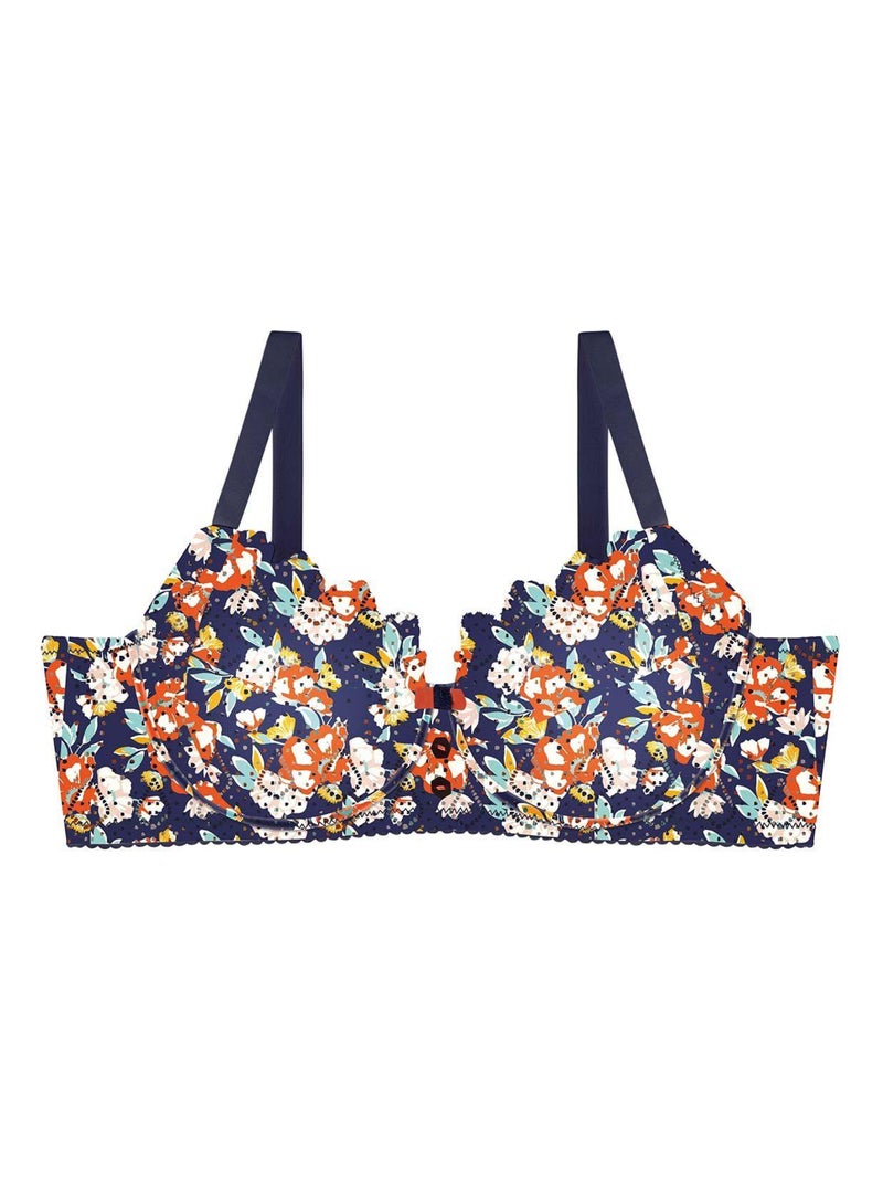 Soutien-gorge ampliforme coque moulée MAGMA - Pomm'Poire Bleu - Kiabi