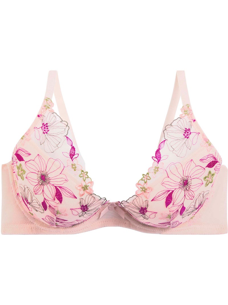 Soutien-gorge ampliforme coque moulée MASQUE - Pomm'Poire Rose - Kiabi