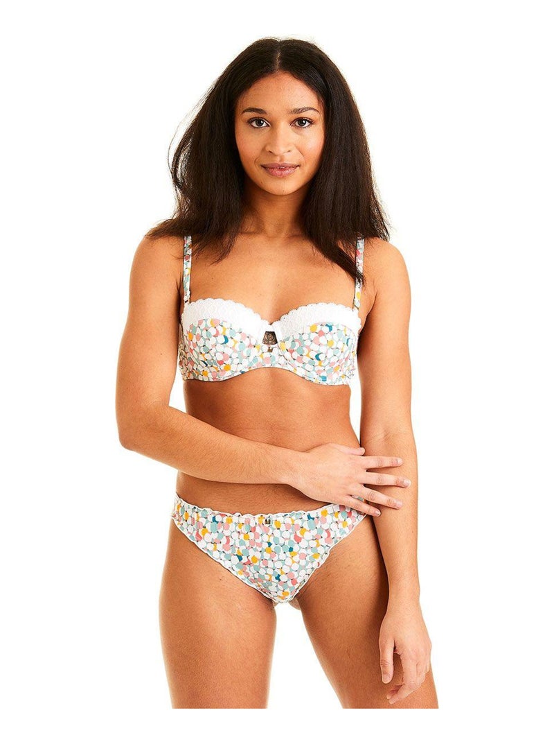 Soutien-gorge ampliforme coque moulée MERINGUE - Camille Cerf & Pomm'Poire Blanc - Kiabi