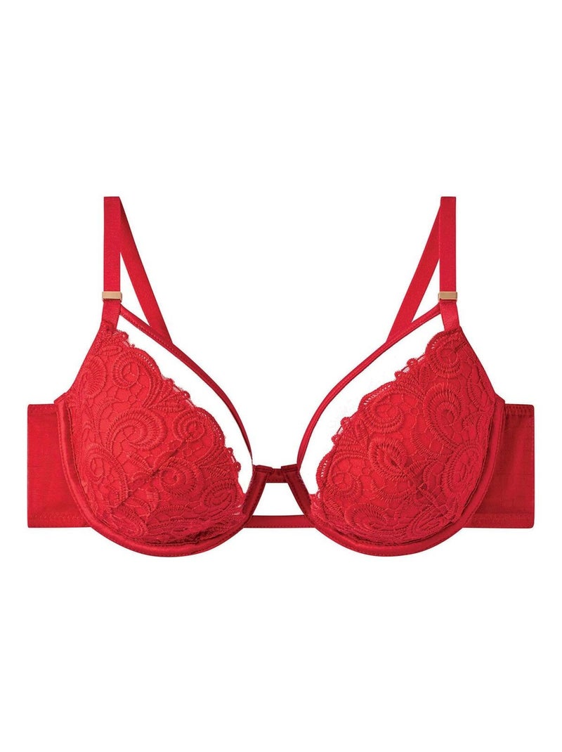 Soutien-gorge ampliforme coque moulée MIRACLE - Pomm'Poire Rouge - Kiabi