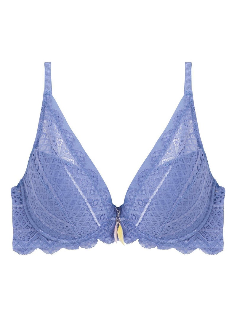 Soutien-gorge ampliforme coque moulée ORAGE - Pomm'Poire Bleu - Kiabi