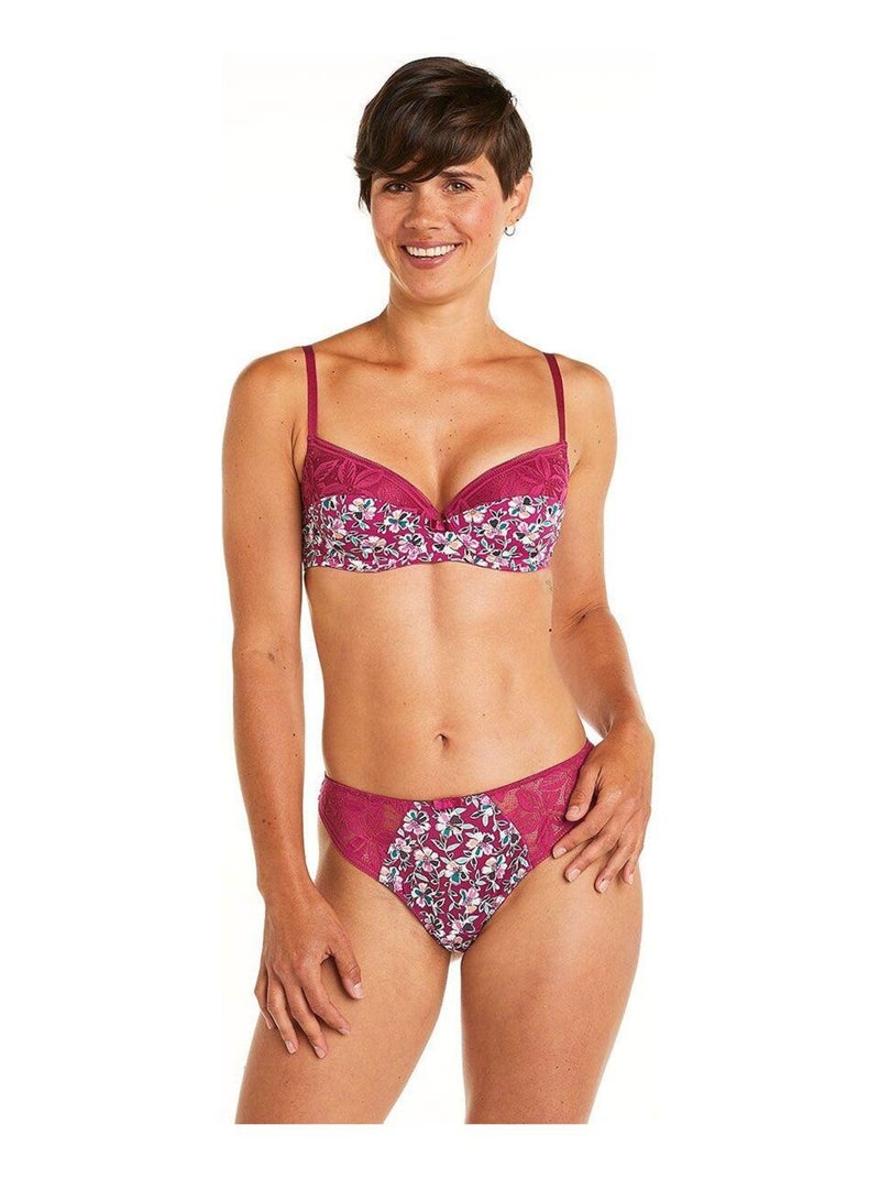 Soutien-gorge ampliforme coque moulée PAIX - Pomm'Poire Rose - Kiabi