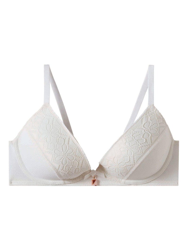 Soutien-gorge ampliforme coque moulée PALANQUIN - Pomm'Poire Blanc - Kiabi