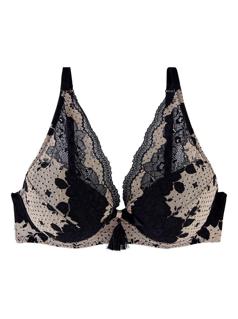 Soutien-gorge ampliforme coque moulée PANACHE - Pomm'Poire Noir - Kiabi