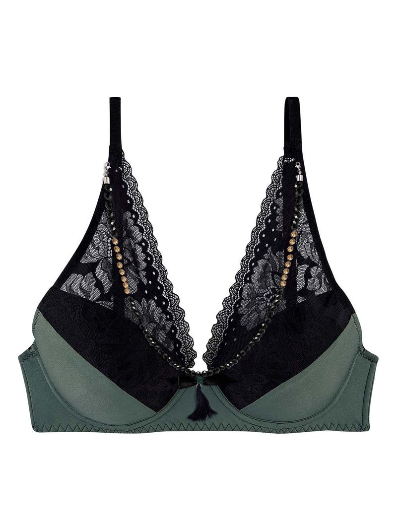 Soutien-gorge ampliforme coque moulée POLE DANCE - Pomm'Poire Vert - Kiabi