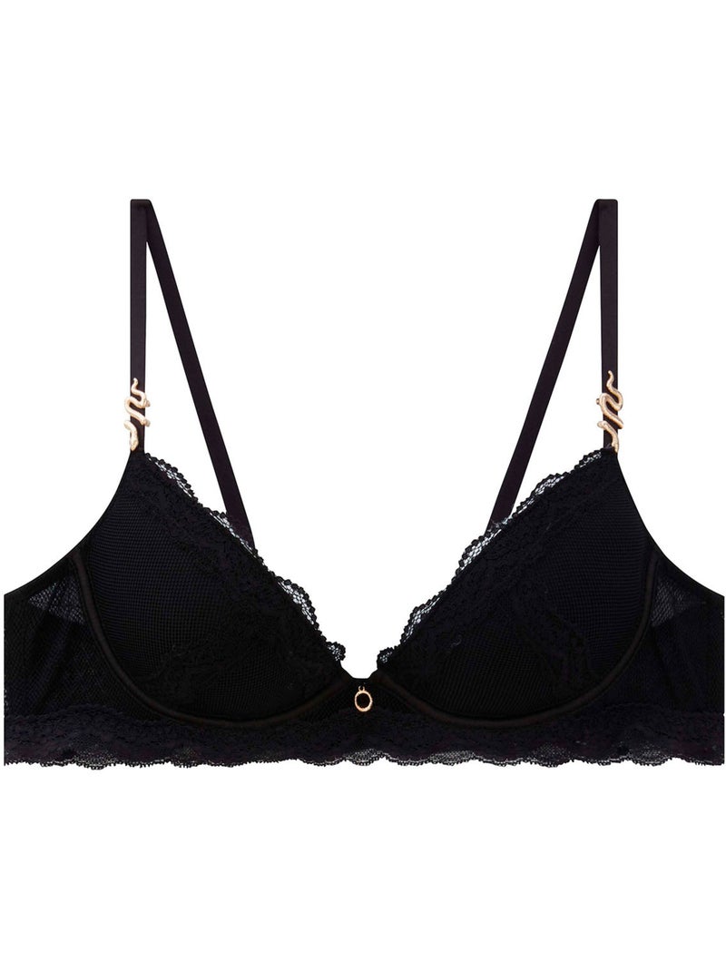 Soutien-gorge ampliforme coque moulée push-up POISON - Pomm'Poire Noir - Kiabi