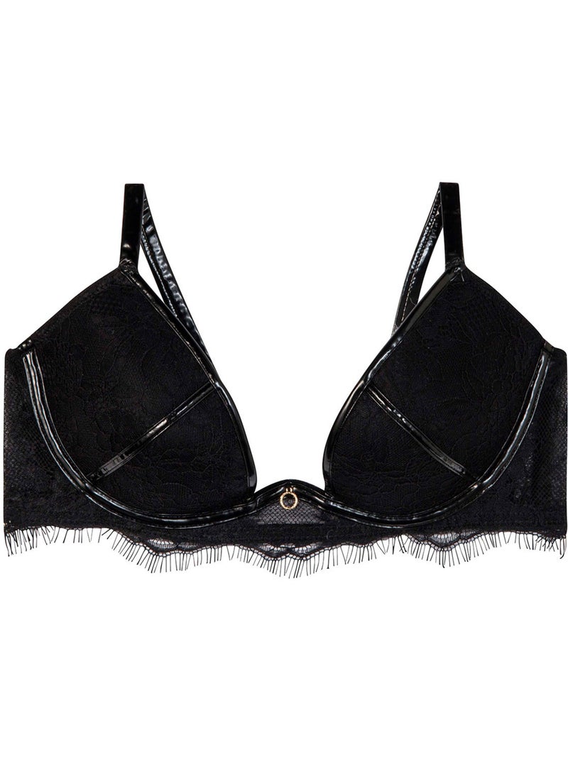 Soutien-gorge ampliforme coque moulée SABBAT - Pomm'Poire Noir - Kiabi