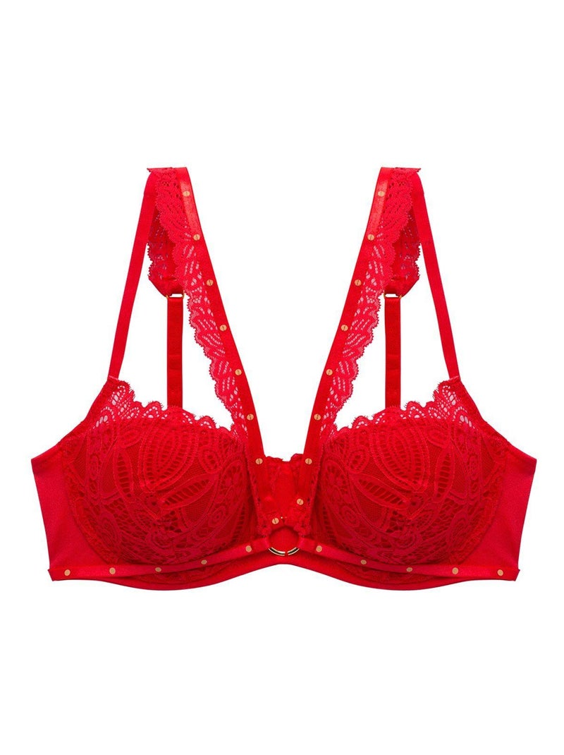 Soutien-gorge ampliforme coque moulée SALTIMBANQUE - Pomm'Poire Rouge - Kiabi