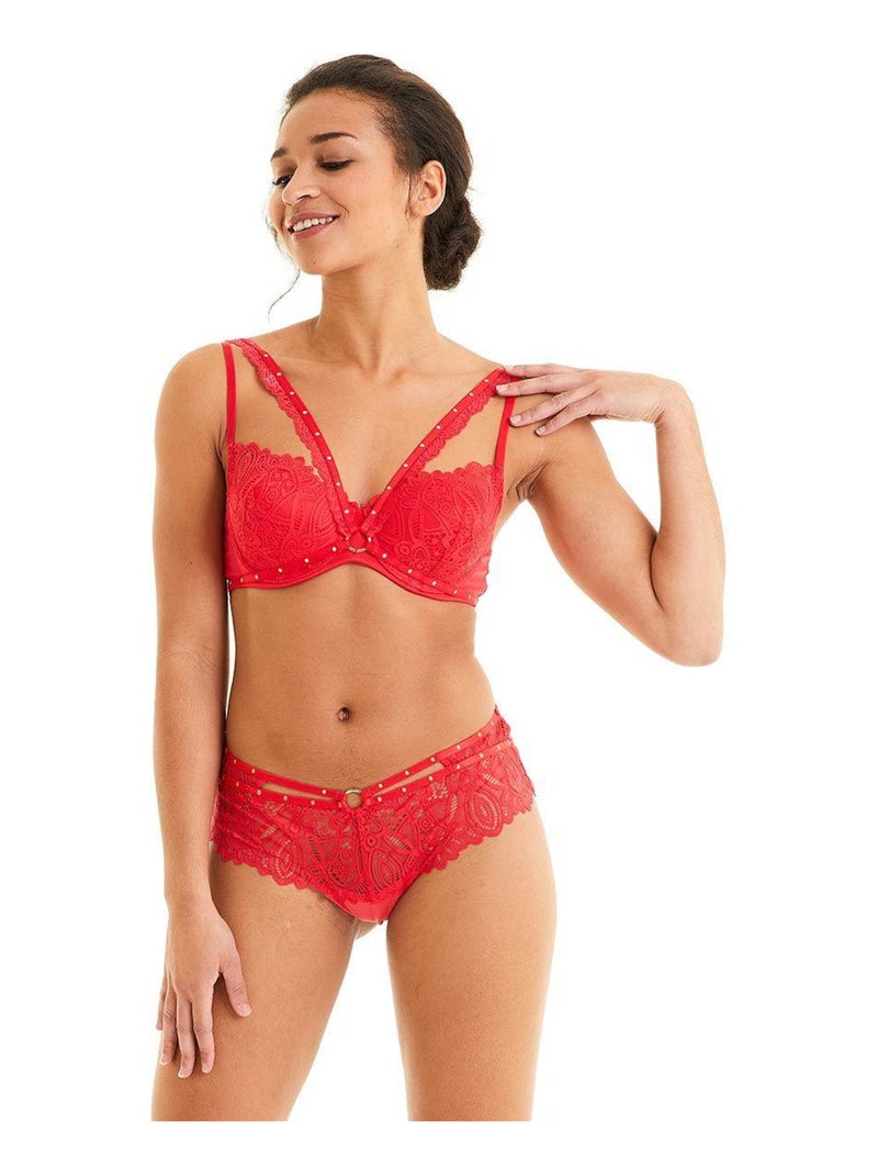 Soutien-gorge ampliforme coque moulée SALTIMBANQUE - Pomm'Poire Rouge - Kiabi