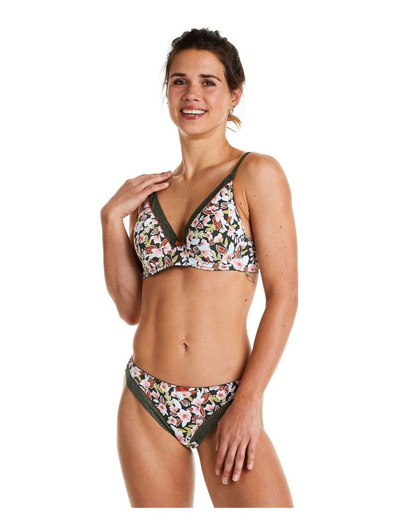 Soutien-gorge ampliforme coque moulée SEVENTIES - Pomm'Poire Vert - Kiabi
