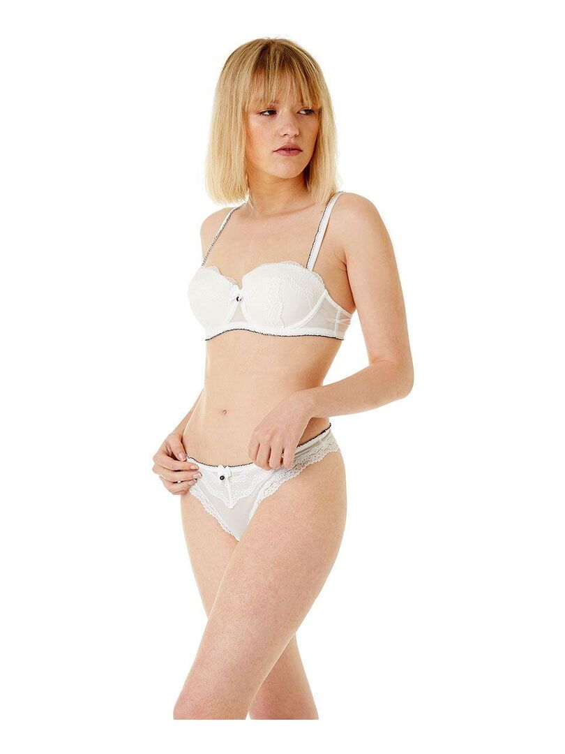 Soutien gorge ampliforme coque moulée STAR Brigitte Bardot Blanc Kiabi