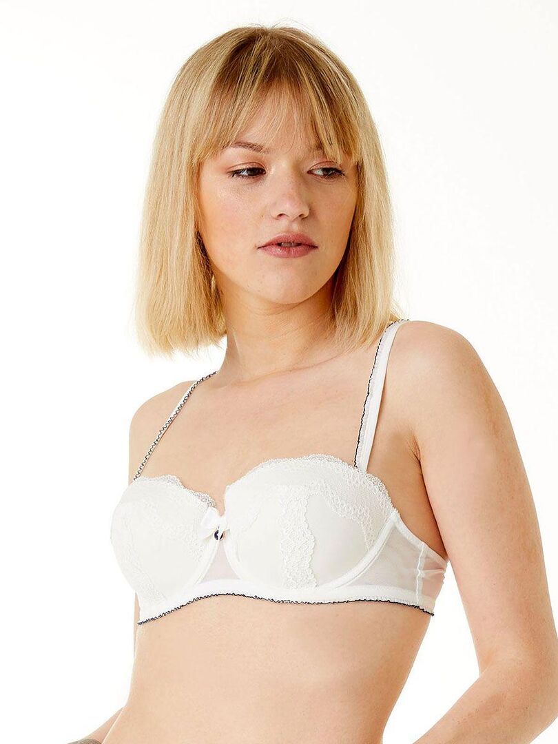 Soutien Gorge Ampliforme Coque Moul E Star Brigitte Bardot Lingerie Blanc Kiabi