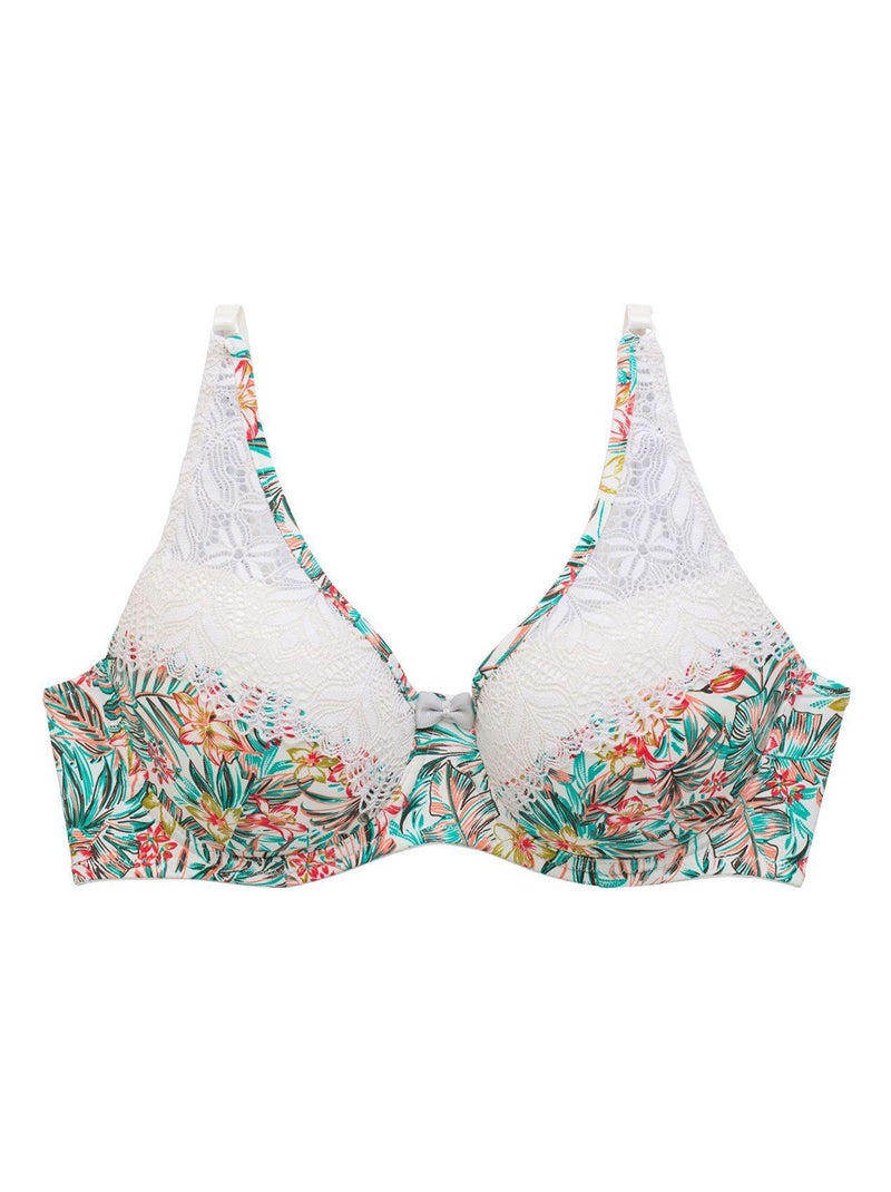 Soutien-gorge ampliforme coque moulée UKULELE - Pomm'Poire Bleu - Kiabi