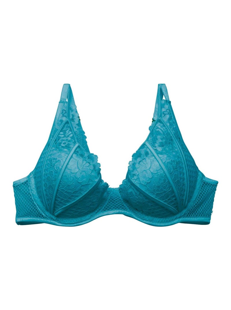 Soutien-gorge ampliforme coque moulée VOLTIGE - Pomm'Poire Bleu - Kiabi