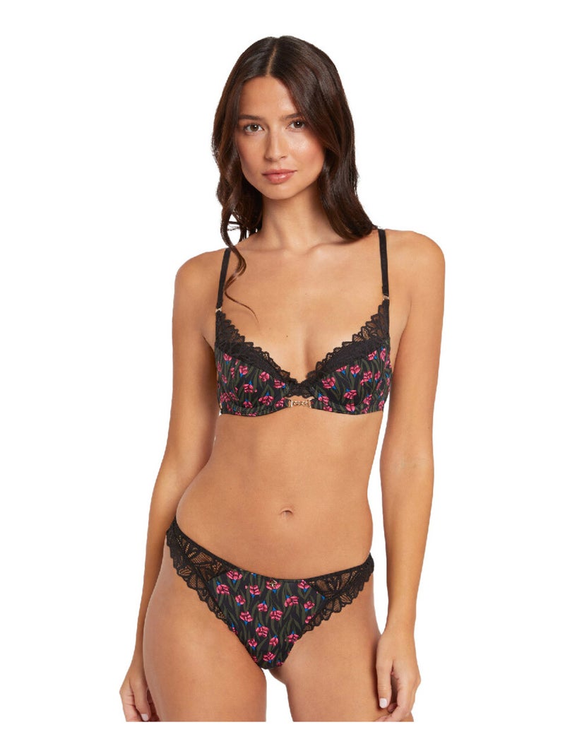 Soutien-gorge ampliforme coques moulées DELPHINE - Morgan Lingerie Noir - Kiabi