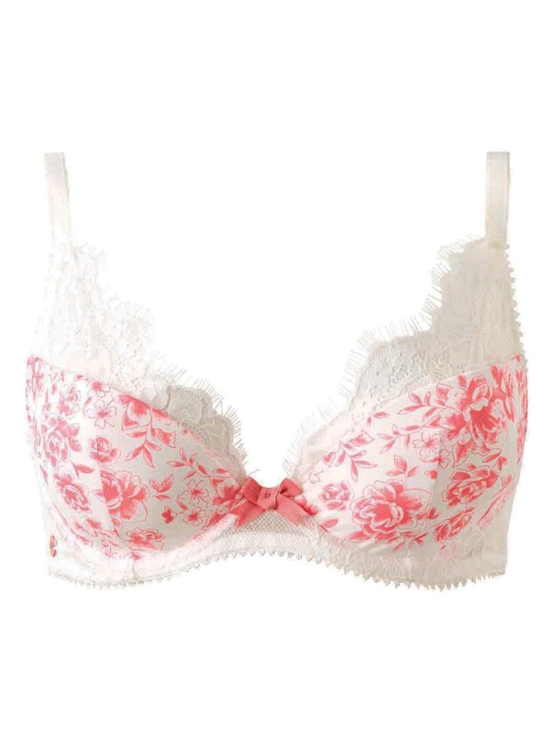 Soutien-gorge ampliforme coques moulées ETOFFE - Brigitte Bardot Lingerie Blanc - Kiabi