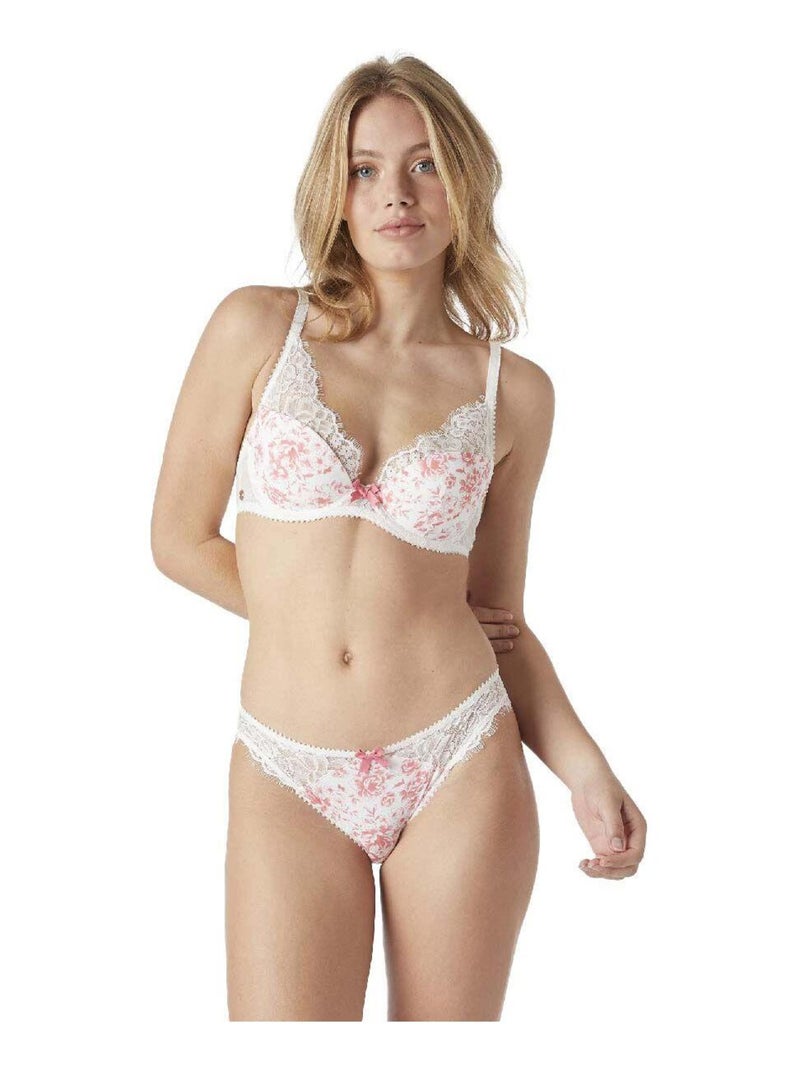 Soutien-gorge ampliforme coques moulées ETOFFE - Brigitte Bardot Lingerie Blanc - Kiabi