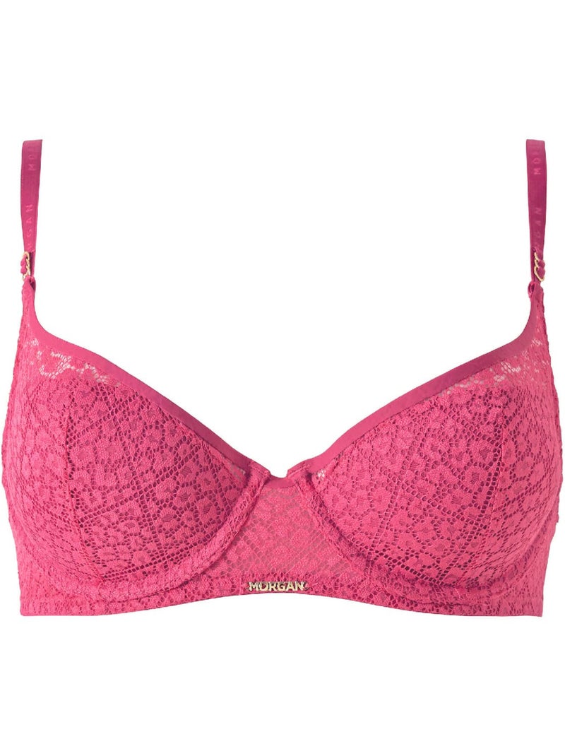 Soutien-gorge ampliforme coques moulées MAELLE - Morgan Lingerie Rose - Kiabi