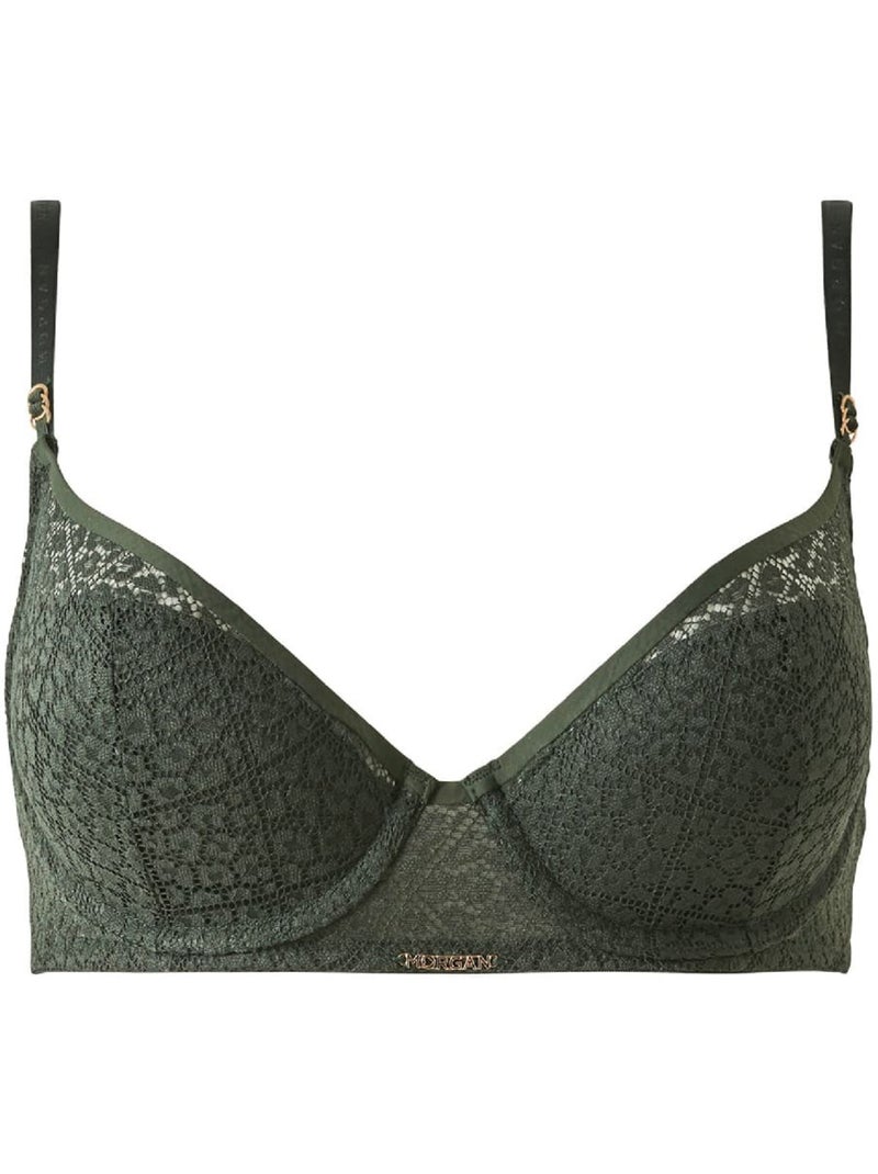 Soutien-gorge ampliforme coques moulées MAELLE - Morgan Lingerie Vert - Kiabi