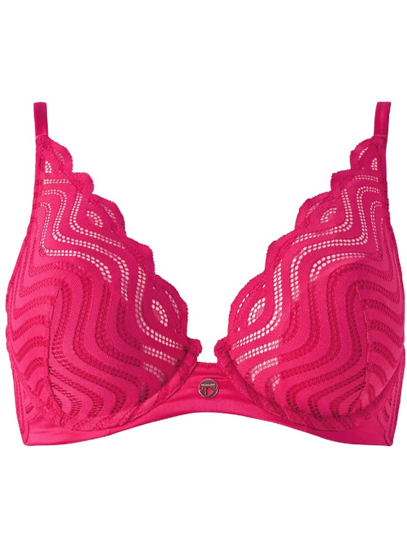 Soutien-gorge ampliforme coques moulées ROMANE - Morgan Lingerie Rose - Kiabi