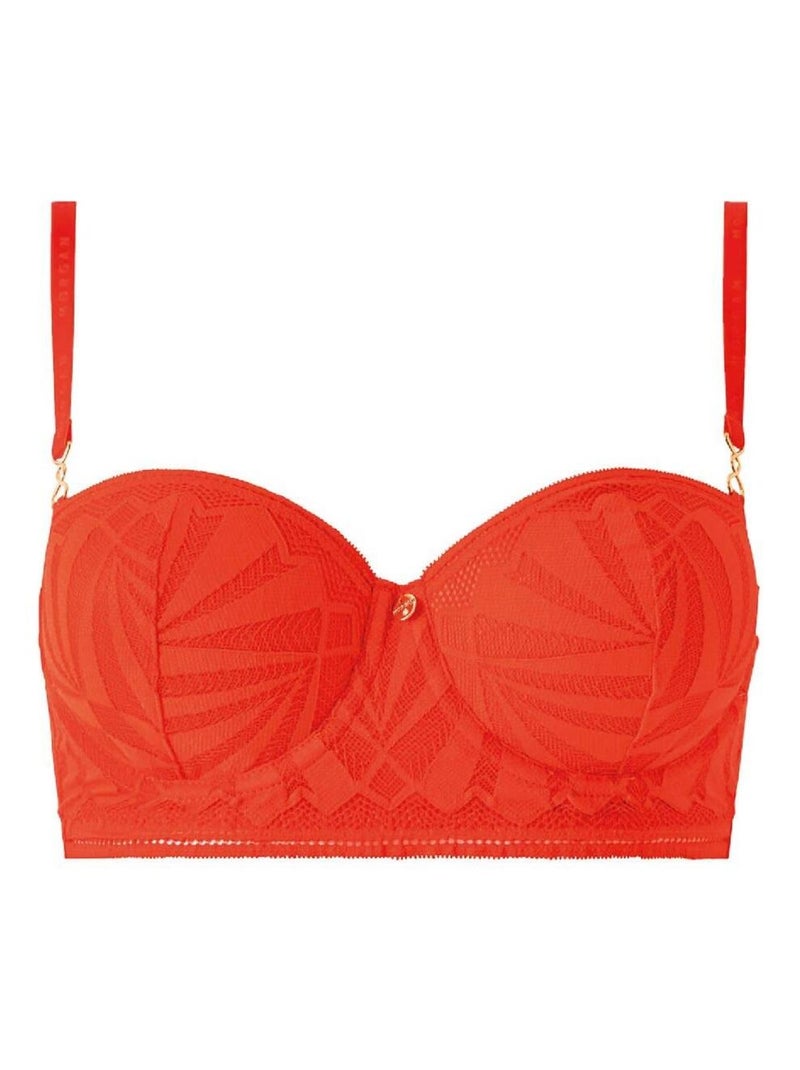 Soutien-gorge ampliforme coques moulées SALOME - Morgan Lingerie Orange - Kiabi