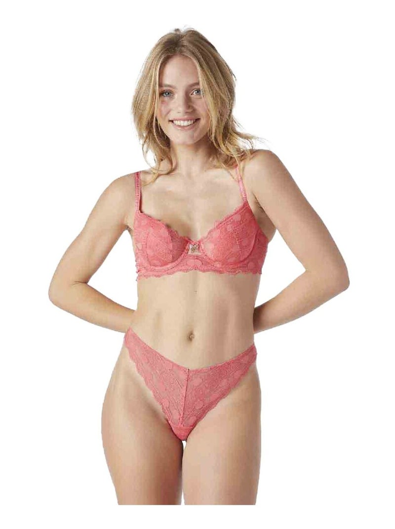 Soutien-gorge ampliforme coques moulées SYMBOLE - Brigitte Bardot Lingerie Orange - Kiabi