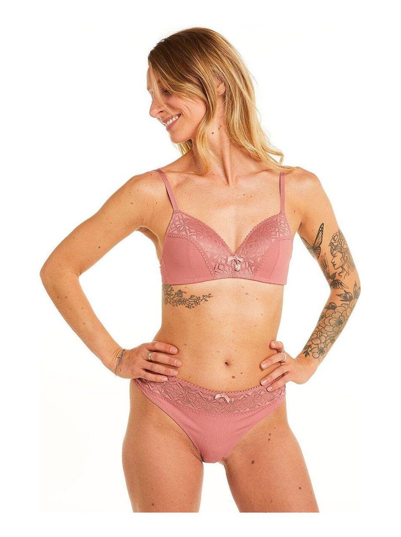 Soutien-gorge ampliforme coques souples PALANQUIN - Pomm'Poire Marron - Kiabi