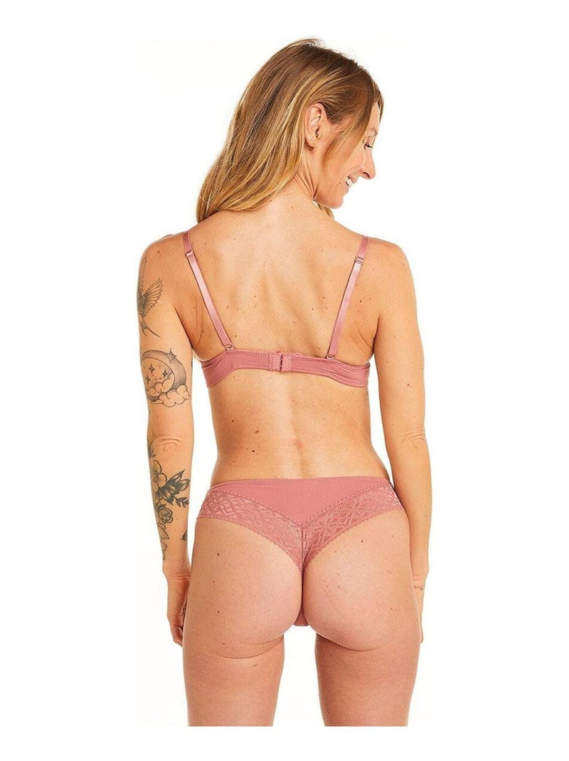 Soutien-gorge ampliforme coques souples PALANQUIN - Pomm'Poire Marron - Kiabi