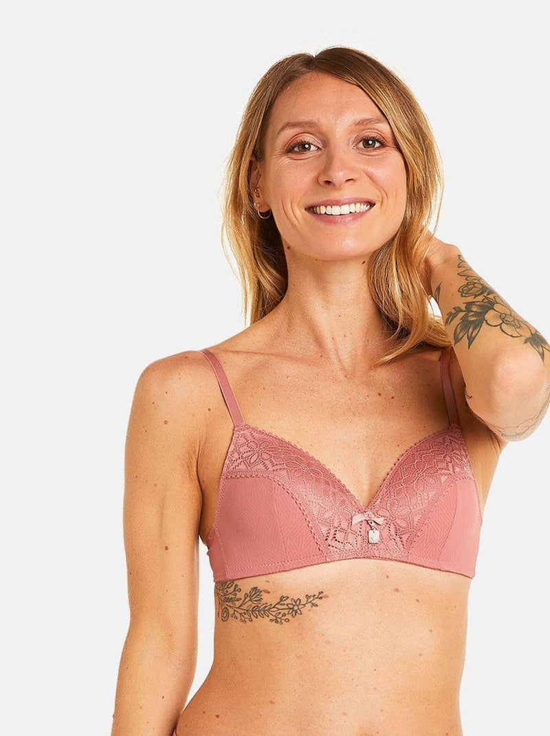 Soutien-gorge ampliforme coques souples PALANQUIN - Pomm'Poire Marron - Kiabi