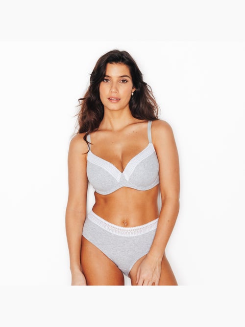 SOUTIEN-GORGE AMPLIFORME COTON - RougeGorge Lingerie - Kiabi