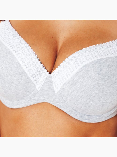 SOUTIEN-GORGE AMPLIFORME COTON - RougeGorge Lingerie - Kiabi