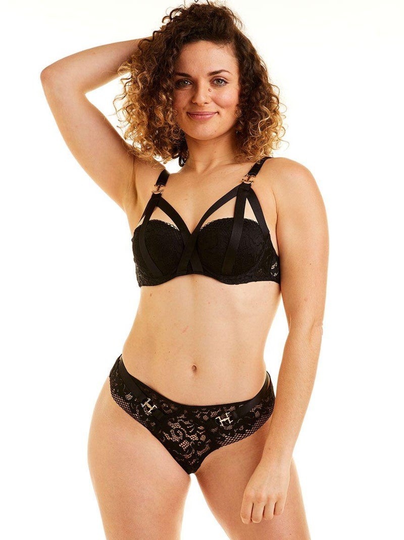 Soutien-gorge ampliforme DANGER - Pomm'Poire Noir - Kiabi
