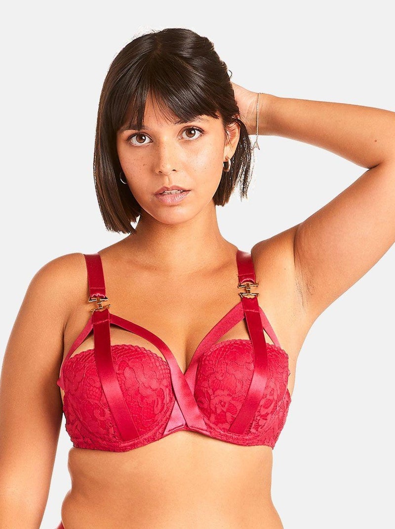 Soutien-gorge ampliforme DANGER - Pomm'Poire Rouge - Kiabi