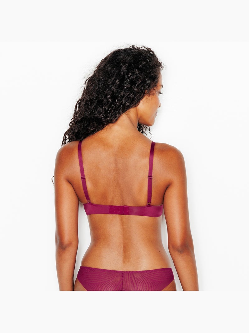 Soutien-gorge ampliforme dentelle janice - rougegorge lingerie Violet - Kiabi