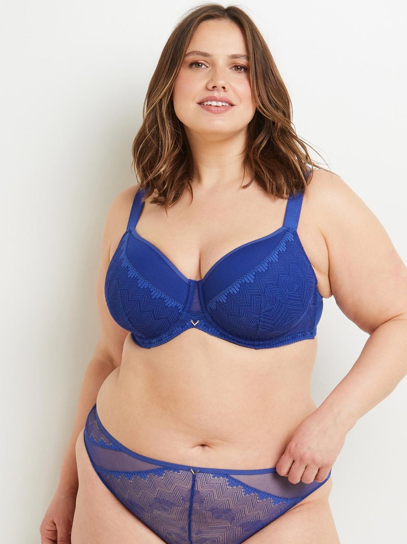 Soutien-gorge ampliforme Doris - RougeGorge Lingerie Bleu - Kiabi