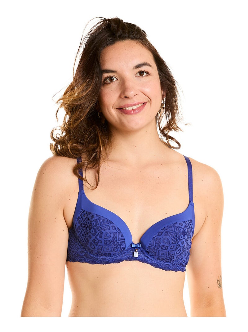 Soutien-gorge ampliforme ETERNELLE - Pomm'Poire Bleu - Kiabi