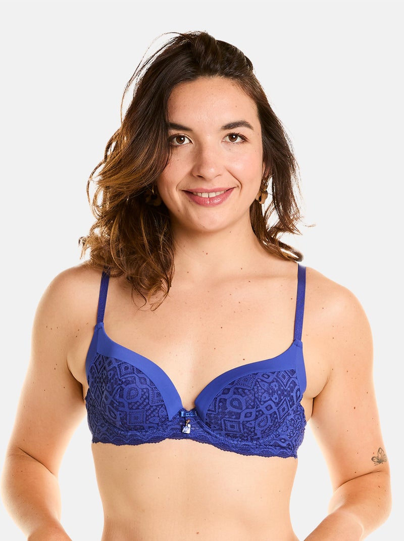 Soutien-gorge ampliforme ETERNELLE - Pomm'Poire Bleu - Kiabi
