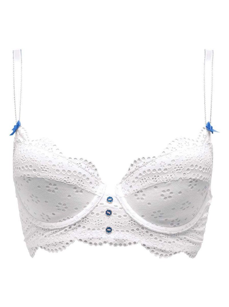 Soutien-gorge ampliforme FAIENCE - Brigitte Bardot Lingerie Blanc - Kiabi
