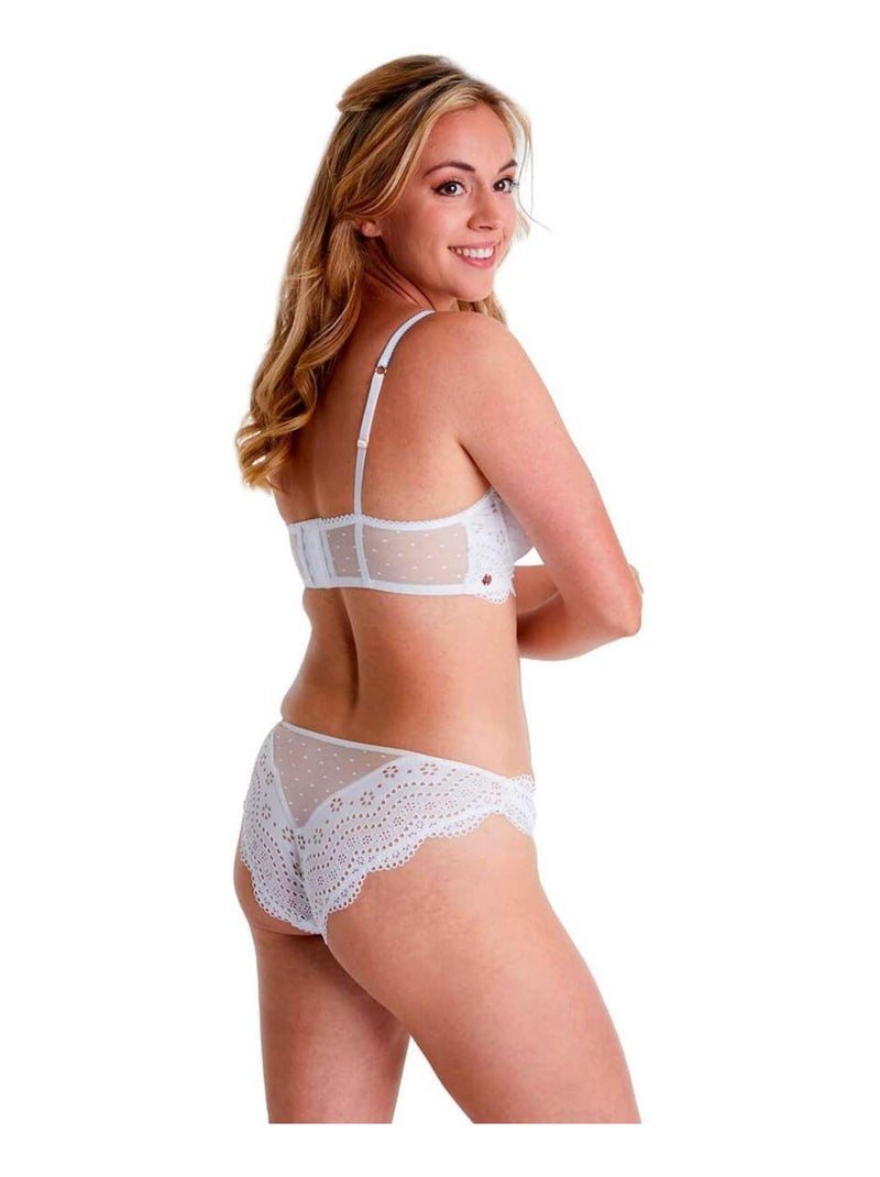 Soutien-gorge ampliforme FAIENCE - Brigitte Bardot Lingerie Blanc - Kiabi