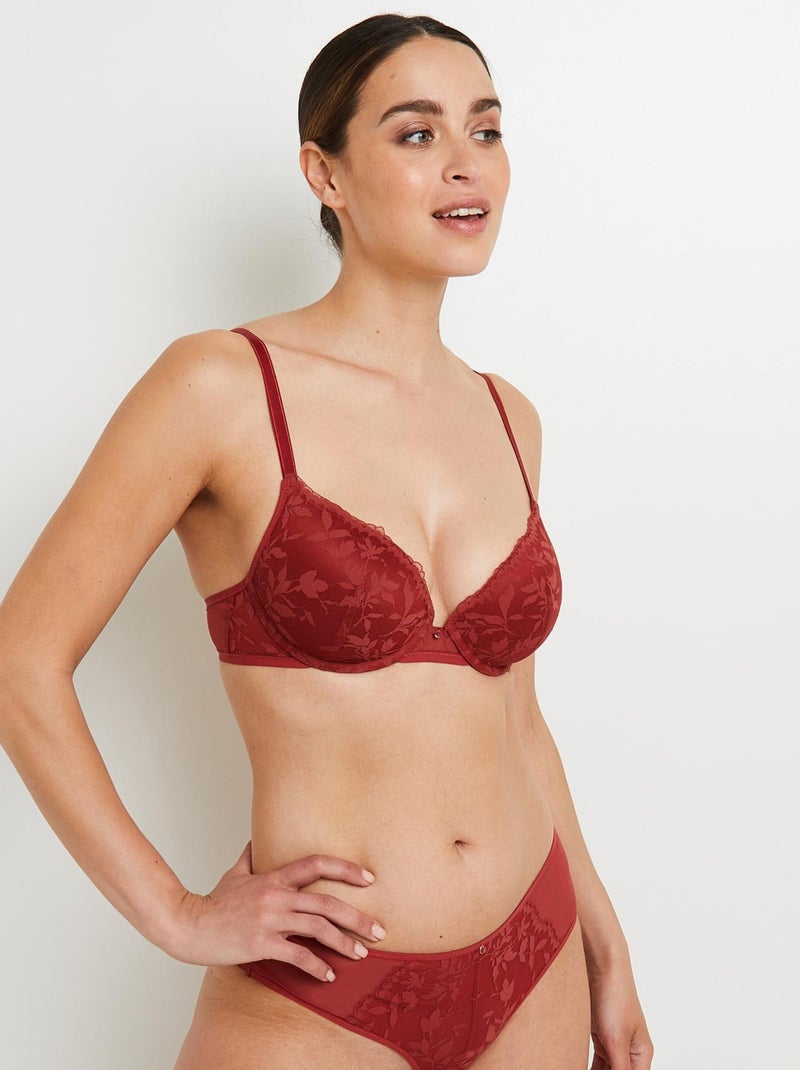 Soutien-gorge ampliforme Florence - RougeGorge Lingerie Bordeaux - Kiabi