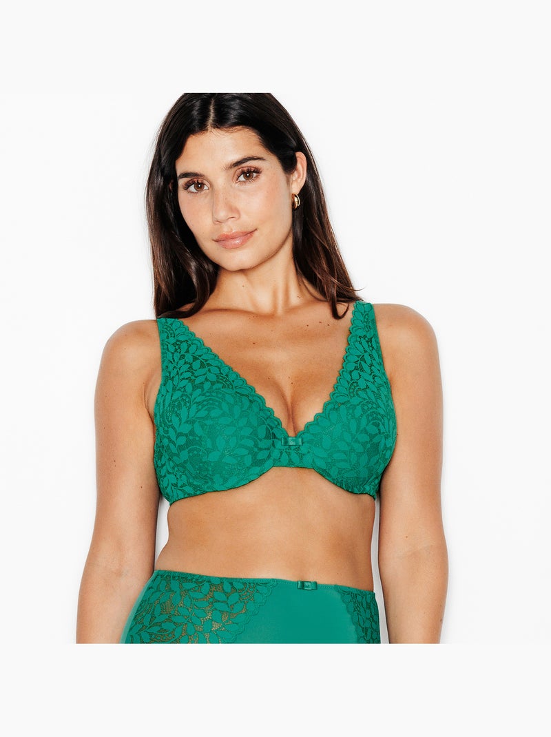 Soutien-gorge ampliforme foulard Sublime - RougeGorge Lingerie Vert - Kiabi